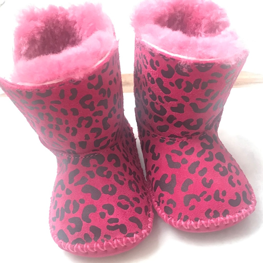 UGG’s Baby Cassie Leopard Booties